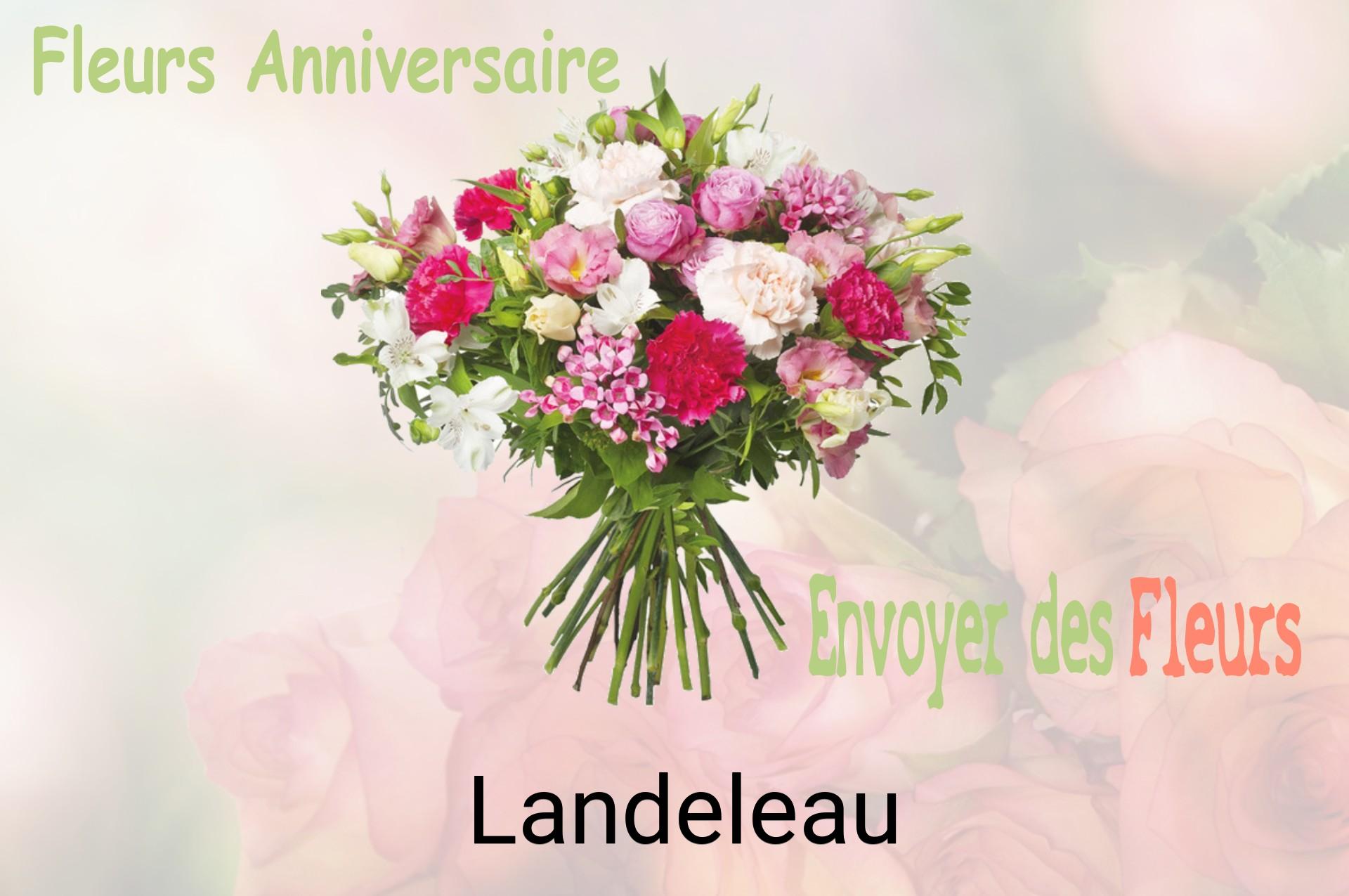 Bouquet de fleurs d’anniversaire livré à Landeleau